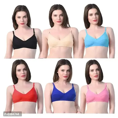 Women non Padded Bra pack Of 6