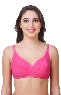 Classic Cotton Hoisery Solid Non Padded Bras Pack of 6-thumb1