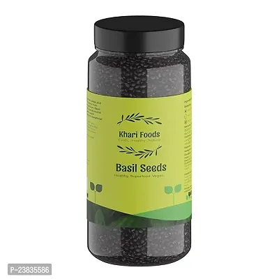 Khari Foods Healthy Basil Seeds / Sabja Seeds, Seeds for Eating (500)-thumb0