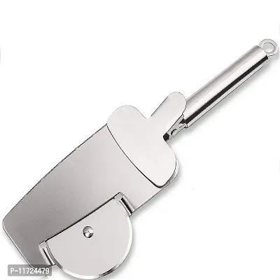 we3 Pizza Cutter Wheel 4 in 1 Design, Super Sharp Slicer, Very Easy to Cut & Serve, All Stainless Steel, Dishwasher Safe