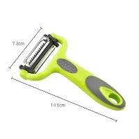 we3 3 in 1 Julienne Vegetable Peeler Carrot Potato Peeler Stainless Steel Fruit Peeler Potato Cabbage Cutter Vegetable Grater Kitchen Gadget-thumb1