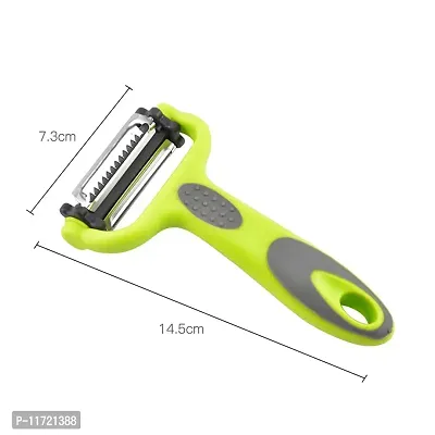 we3 3 in 1 Julienne Vegetable Peeler Carrot Potato Peeler Stainless Steel Fruit Peeler Potato Cabbage Cutter Vegetable Grater Kitchen Gadget-thumb2