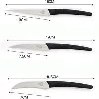 we3 Carving Knifes for Fruits and Vegetables Paring Knives with Stainless Steel Blades Ultra Sharp Kitchen Knife Set of 3-thumb1