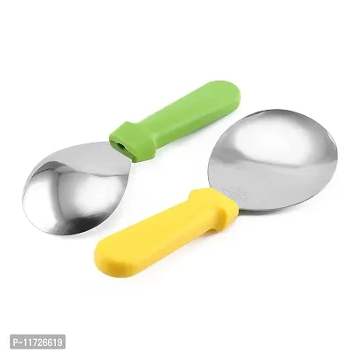 we3 Rice Paddle, Rice Spoon with Stainless Steel Head, Rice Serving Spoon, Non-Stick Rice Spatula Cooking Utensil, Rice Potato Server Spatula Perfect for Rice/Mashed Potato-Multicolor-Pack of 1-thumb5