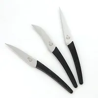 we3 Carving Knifes for Fruits and Vegetables Paring Knives with Stainless Steel Blades Ultra Sharp Kitchen Knife Set of 3-thumb4