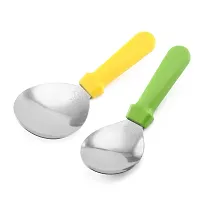 we3 Rice Paddle, Rice Spoon with Stainless Steel Head, Rice Serving Spoon, Non-Stick Rice Spatula Cooking Utensil, Rice Potato Server Spatula Perfect for Rice/Mashed Potato-Multicolor-Pack of 1-thumb3