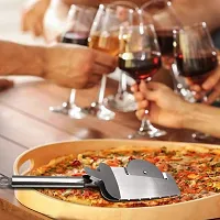 we3 Pizza Cutter Wheel 4 in 1 Design, Super Sharp Slicer, Very Easy to Cut & Serve, All Stainless Steel, Dishwasher Safe-thumb4