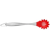 we3 Pasta Fork Stainless Steel Spaghetti Server|Pasta Server 32CM Long| (RED)-thumb3