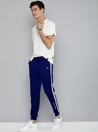Blue Track Pants for Men-thumb1