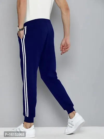 Blue Track Pants for Men-thumb3