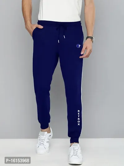 Blue Track Pants for Men-thumb4