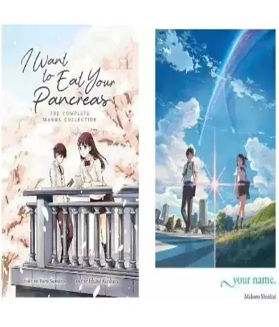 Your Name. (Light Novel)+I Want To Eat Your Pancreas (Manga)(2 BOOKS COMBO)