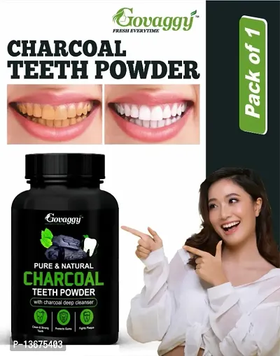 Teeth Whitening Kit In Charcoal Flavour(Hard stain removal)