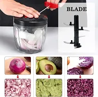 Arcane Big Size Summer Color Dori Handy Manual Quick Vegetable  Fruit Chopper  (1 XXL, 1000ml)-thumb1