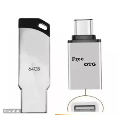 64 Gb Pen Drive (Silver 1 Otg Free Srp)-thumb0