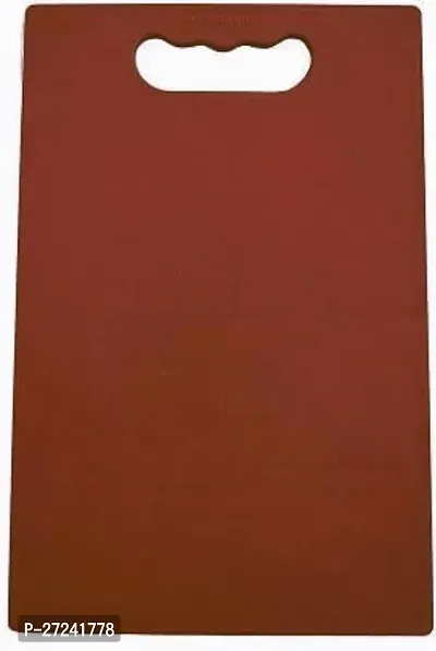 Useful Plastic Chopping Board-Maroon