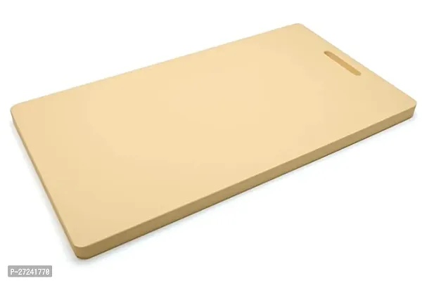 Useful Plastic Chopping Board-Beige