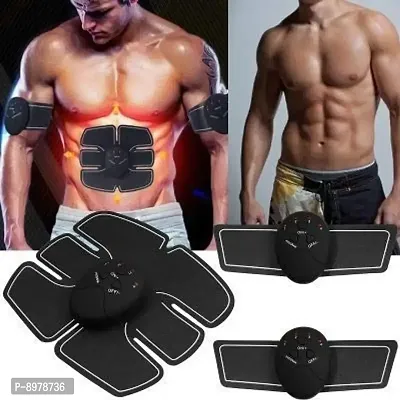 Abs Stimulator Abdominal Muscle, EMS ABS Trainer Body Toning Fitness, USB Rechargeable Toning Belt ABS Fit Weight Muscle Toner Workout Machine