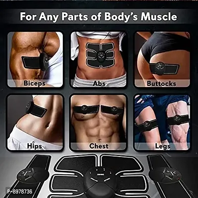 Abs Stimulator Abdominal Muscle, EMS ABS Trainer Body Toning Fitness, USB Rechargeable Toning Belt ABS Fit Weight Muscle Toner Workout Machine-thumb4