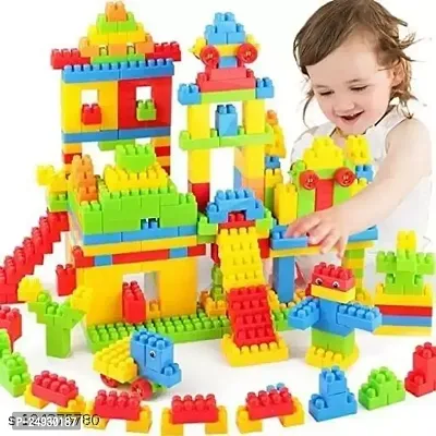 BEAT BOX Building Block Game Set for for 3-8 Years Old Kids Boys  Girls,Multi Color,Pack of 200 Piece