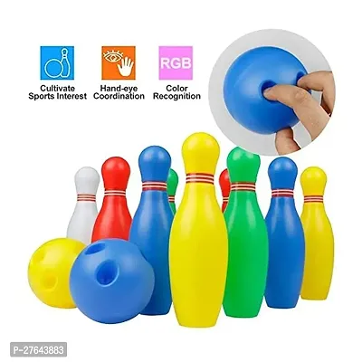 BEATBOX Bowling Toy Set with 10 Bottles and 2 Balls Game for Kids - Multicolor