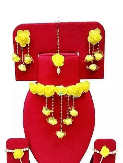 Crazy Trends Floral Jewellery Set (u2_d1)