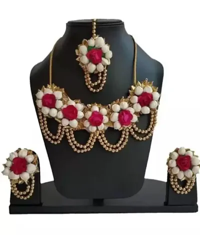 Gorgeous Fabric Floral Jewellery Sets for Women