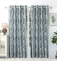Soulful Creations Printed Curtains for Room and Offices Size 8 feet ( Pack of 2 ).-thumb1