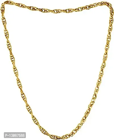Map Tag Necklace - Gold Plated Box Chain For Men by Talisa