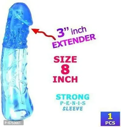 JUMBO DRAGON TOTAL LENTH 7 INCHS SOLID 2 INCHS SILICON PLATINUM PLUS LONG REUSABLE EXTRA TIMING PENIS SLEEVE-thumb0