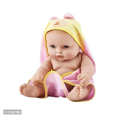 Natural Looking Baby Toy with Movable Towel (without Battery Operated)-thumb0