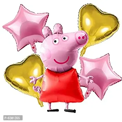 Peppa Pig Balloon Birthday Decoration Foil Balloon