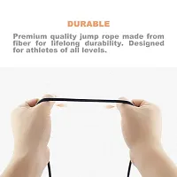 Skipping-Rope Jump Skipping Rope for Men, Women, Weight Loss, Kids, Girls, Children, Adult - Best in Fitness, Sports, Exercise, Workout-thumb1