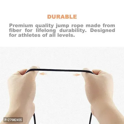 Skipping-Rope Jump Skipping Rope for Men, Women, Weight Loss, Kids, Girls, Children, Adult - Best in Fitness, Sports, Exercise, Workout-thumb2