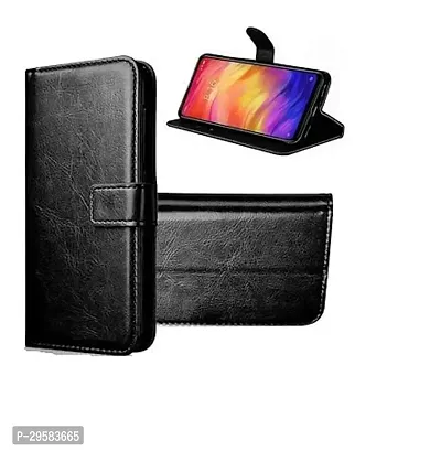 Vivo Y90 Vintage Series Leather Wallet Flip Case-thumb4