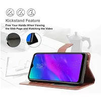 Vivo Y90 Vintage Series Leather Wallet Flip Case-thumb1