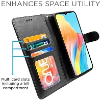 Oppo A38 4G / Oppo A18 4G Flip Cover Leather Finish-thumb3