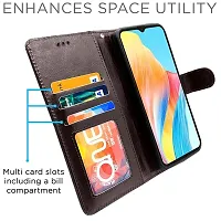 Oppo A38 4G / Oppo A18 4G Flip Cover Leather Finish-thumb1