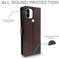 Poco C51 / Redmi A1 Plus/Redmi A2 Plus/Poco C50 Flip Case Leather Finish-thumb4