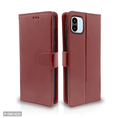 Redmi A1 | Redmi A2 Leather Finish Flip Case-thumb0