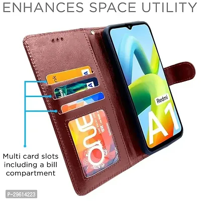 Redmi A1 | Redmi A2 Leather Finish Flip Case-thumb4