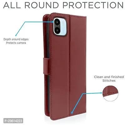 Redmi A1 | Redmi A2 Leather Finish Flip Case-thumb5