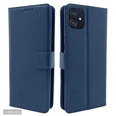 Samsung Galaxy M04 / F04 / A04e Flip Cover Leather Finish-thumb0