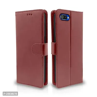 Realme C2 Flip Case Leather Finish-thumb0