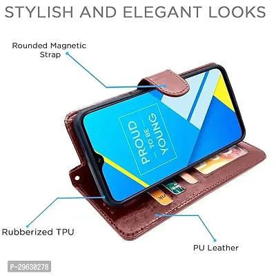 Realme C2 Flip Case Leather Finish-thumb2