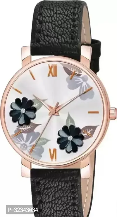 Stylish Synthetic Leather Analog Watches For Women-thumb0