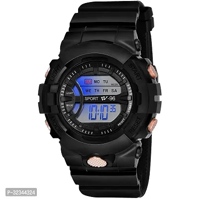 Stylist Plastic Digital Watch For Men-thumb0