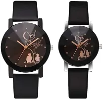 Stylish Analog Couple Watches- 2 Pieces-thumb3