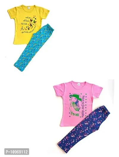 Fancy Cotton Clothing Set For Baby Girl Pack Of 2-thumb0