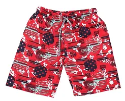 UNDERLOOP Unisex Printed Boxer/Bermuda Shorts for Kids-thumb1